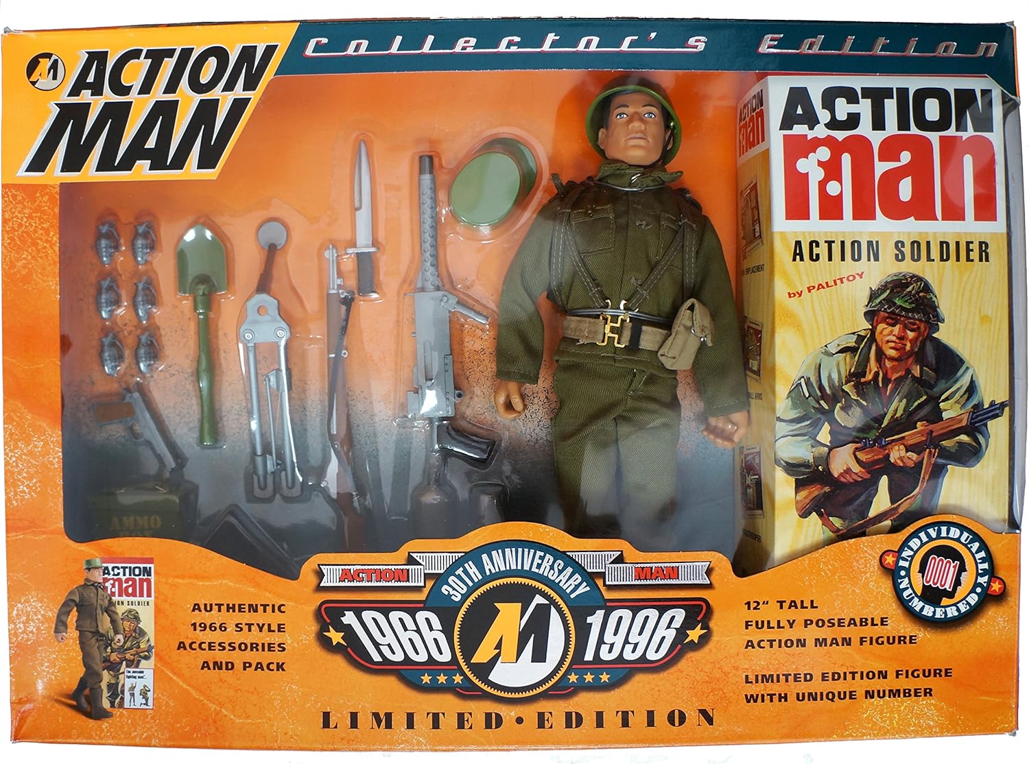 ACTION MAN COLLECTORS LIMITED EDITION LIMITED 30TH ANNIVERSARY FIGURE