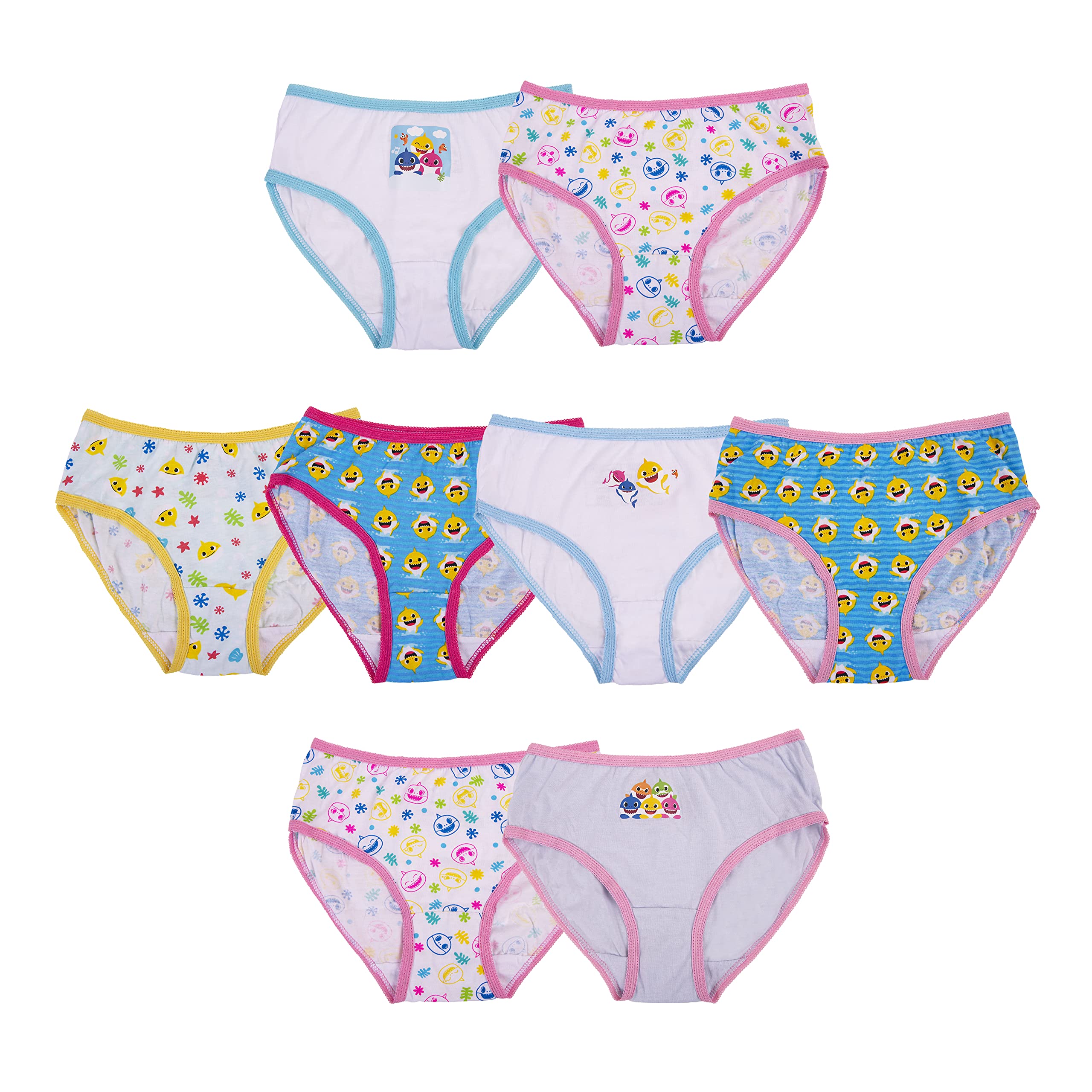 Handcraft Girls Panties Frozen Toy Story Baby Shark Wonder Woman Underwear 8-Pack Toddler Little Kid Big Kid Briefs