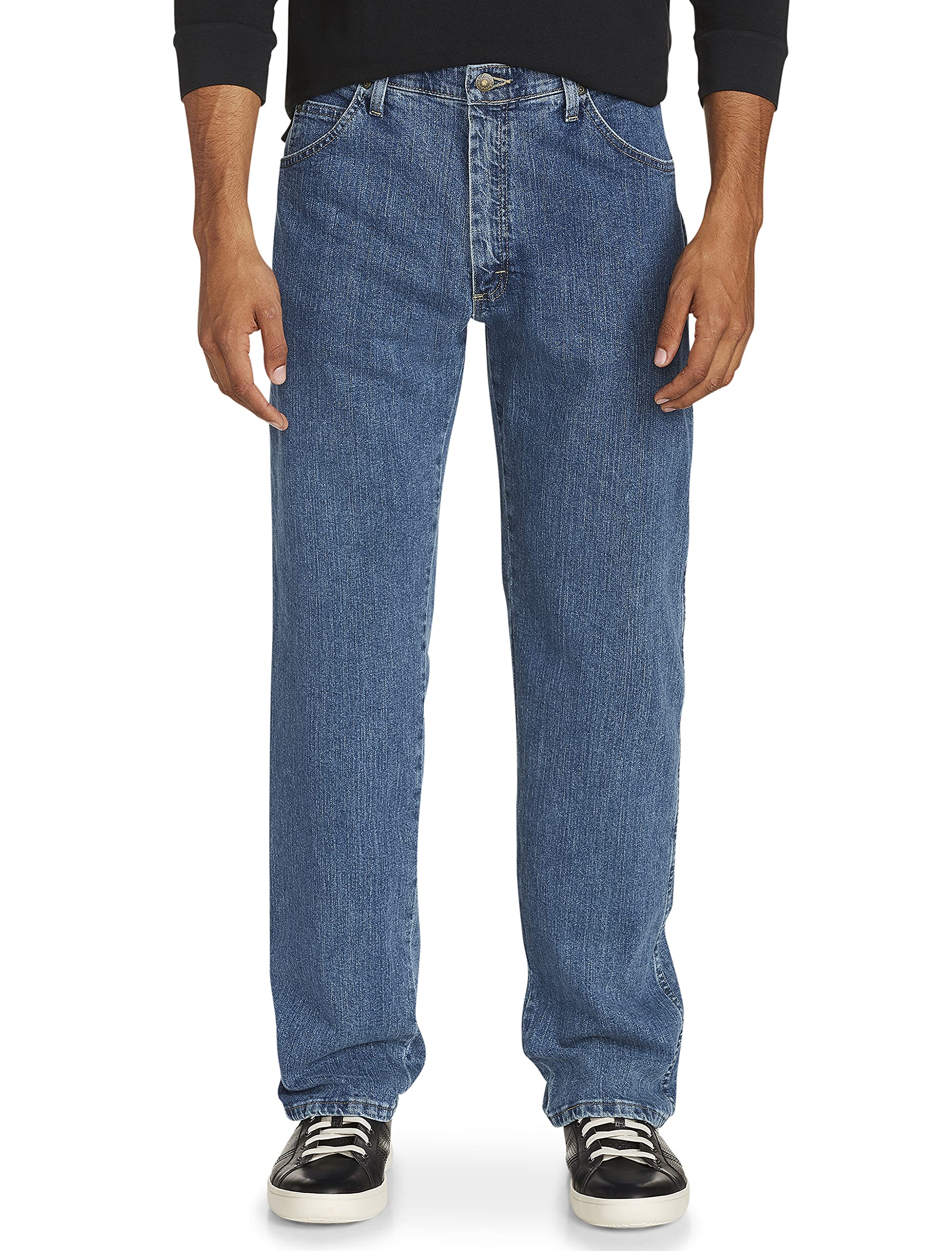 Performance Series Regular-Fit Stretch Jeans Bleach Wash 52 x 32