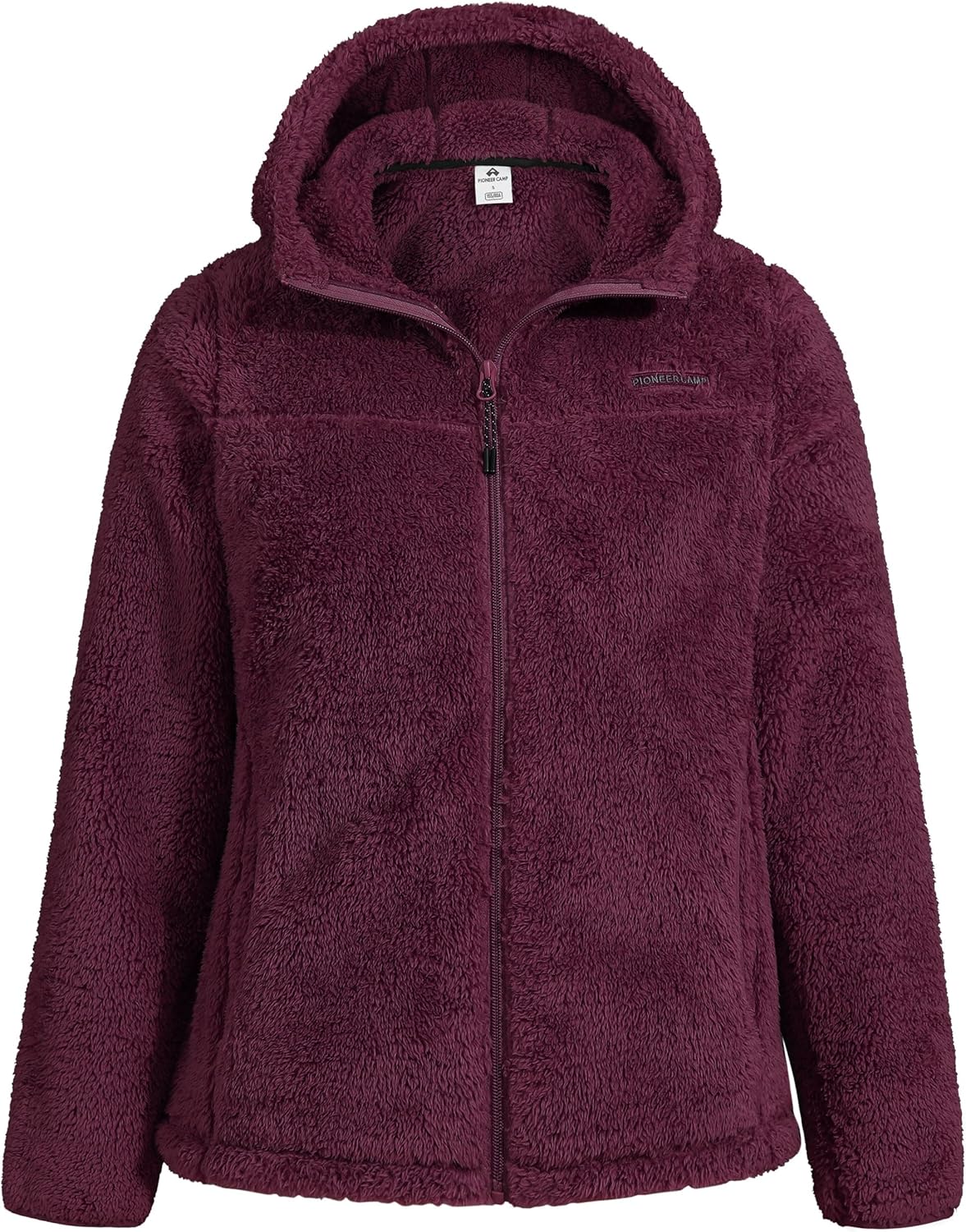 Lightweight Women’s Fuzzy Full Zip Fleece Jacket with Hood for All Seasons Lightweight Women’s Fuzzy Full Zip Fleece Jacket with Hood for All Seasons