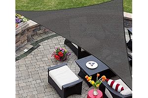 AsterOutdoor Sun Shade Sail Triangle 10x10x10