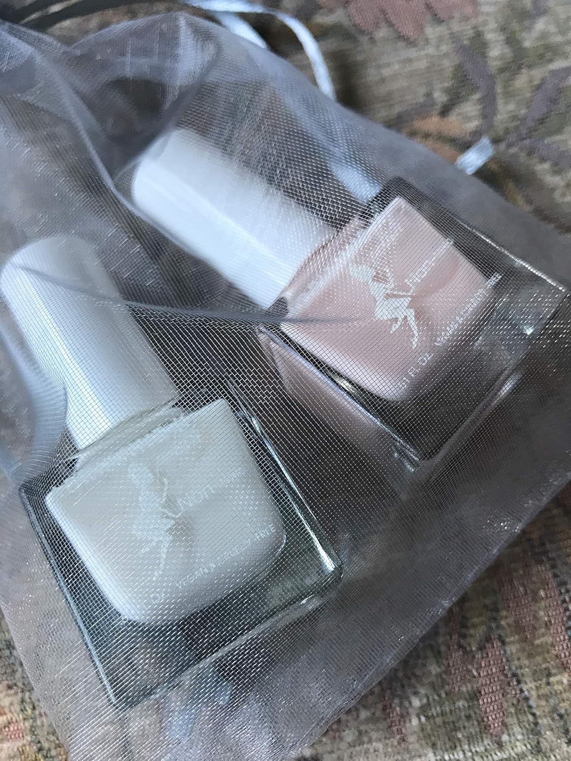 ADRIANNE K SHEER NAIL POLISH DUO GIFT SET! NONTOXIC, QUICK DRY. VEGAN, .51 FL OZ/COUNT