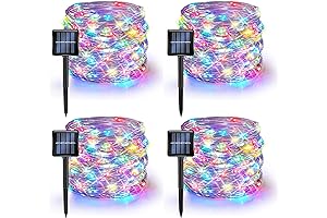 Proyector de luces de Navidad solar Dazzle Bright de 4 unidades para exteriores