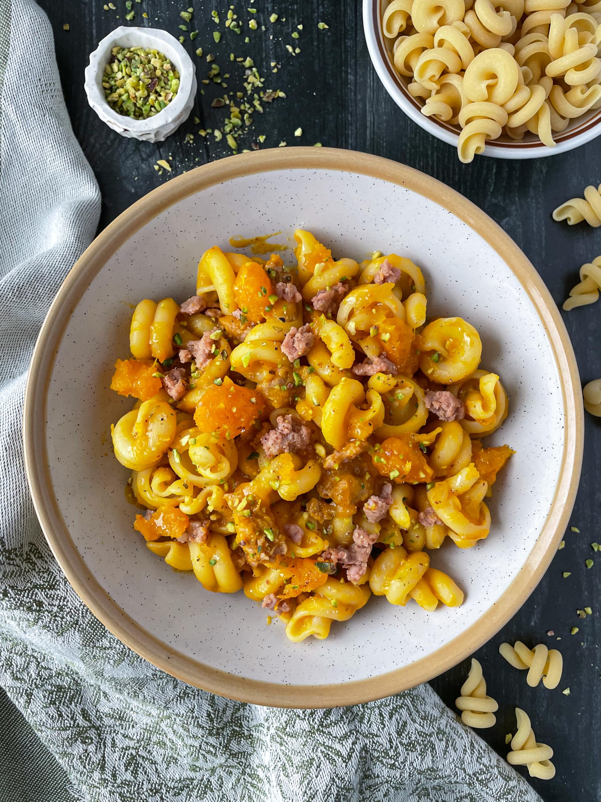 Dalla Costa Hartweizengrieß-Pasta Trottole. Made in Italy. Sparpackung 12x500 Gramm
