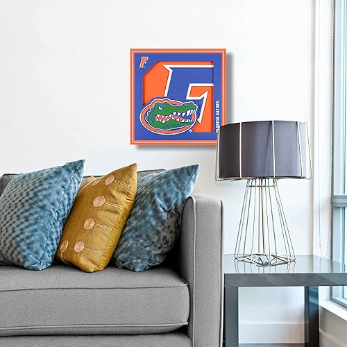 Vista 204 de YouTheFan NCAA Alabama Crimson Tide 3D Logo Series - Arte de pared - 12 x 12
