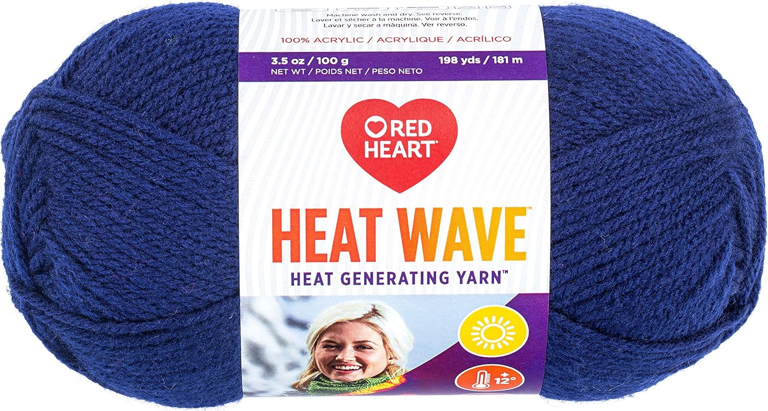Red Heart Heat Wave Yarn, Ocean