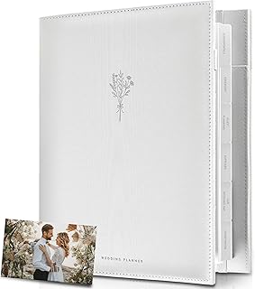 Wedding Planner Binder and Organiser for the Bride | Tissue Wrapped in a Gift Box | Ultra Thick Pages | This Elegantly Des...
