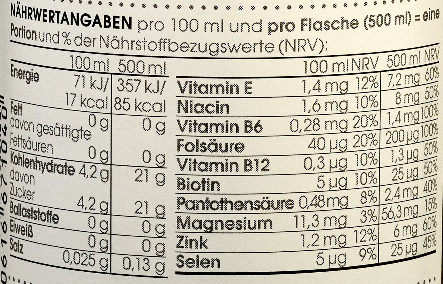 Vitamin Well Reload, 12er Pack ( 12 x 500 ml )