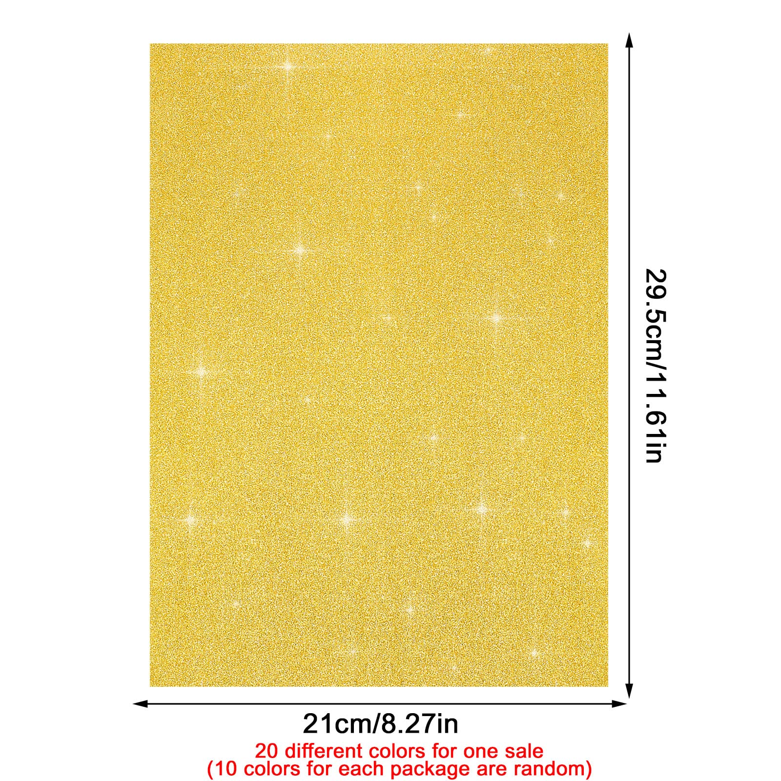 Glitterpapier voor knutselen 20 vellen,kleurrijk glitterpapier A4,sparkle papier 20 kleuren 250gsm glitter karton voor DIY Projecten Kaarten Verjaardag Bruiloft Decoratie