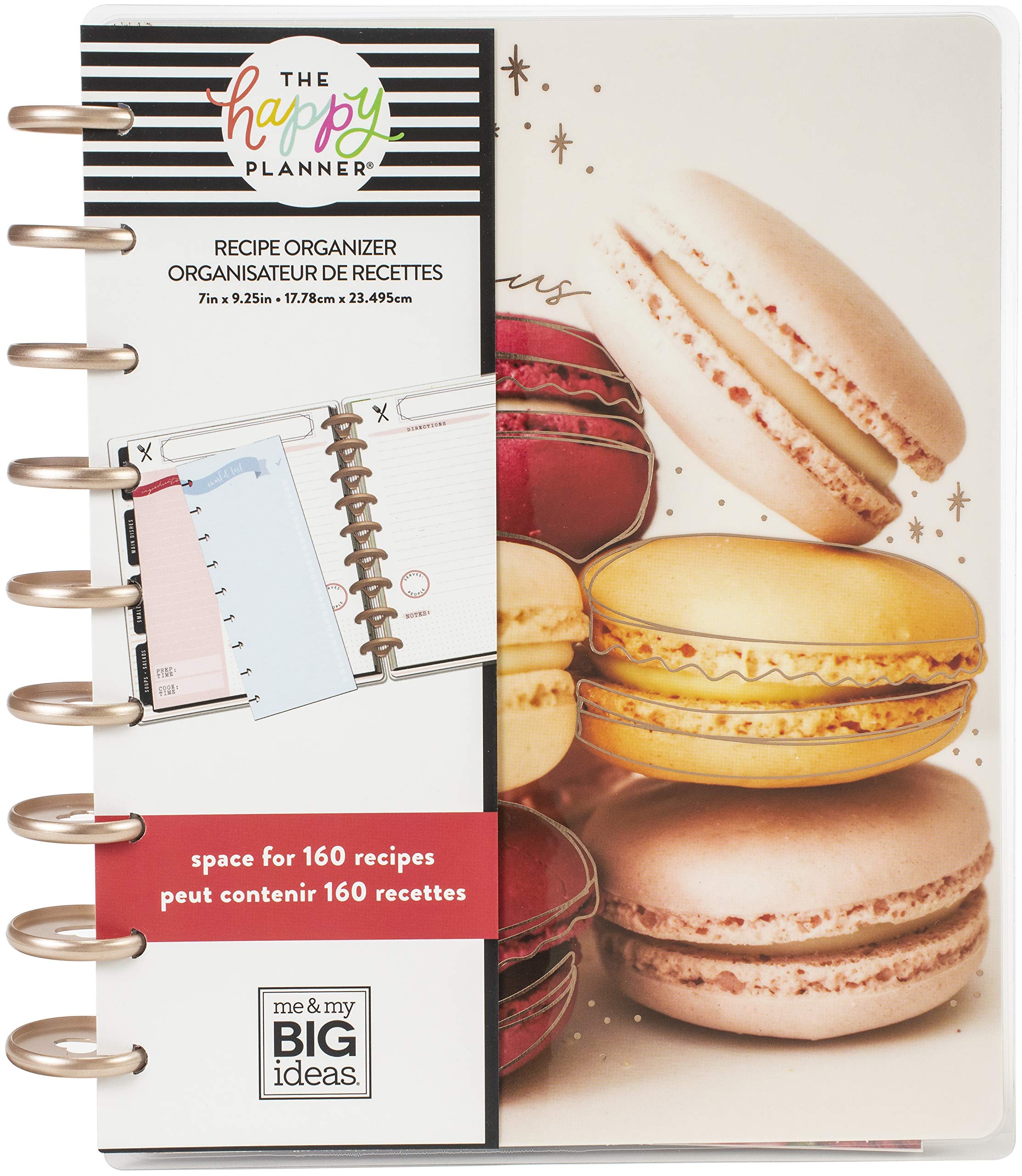 ME & MY BIG IDEAS Happy Planner Medium CLSC, Bon Appetit, Classic Recipe, One Size