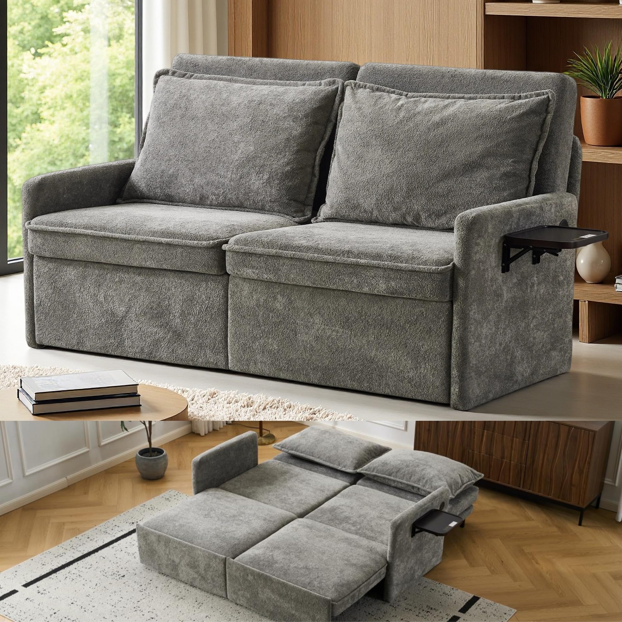 EBELLO Sofa mit Schlaffunktion