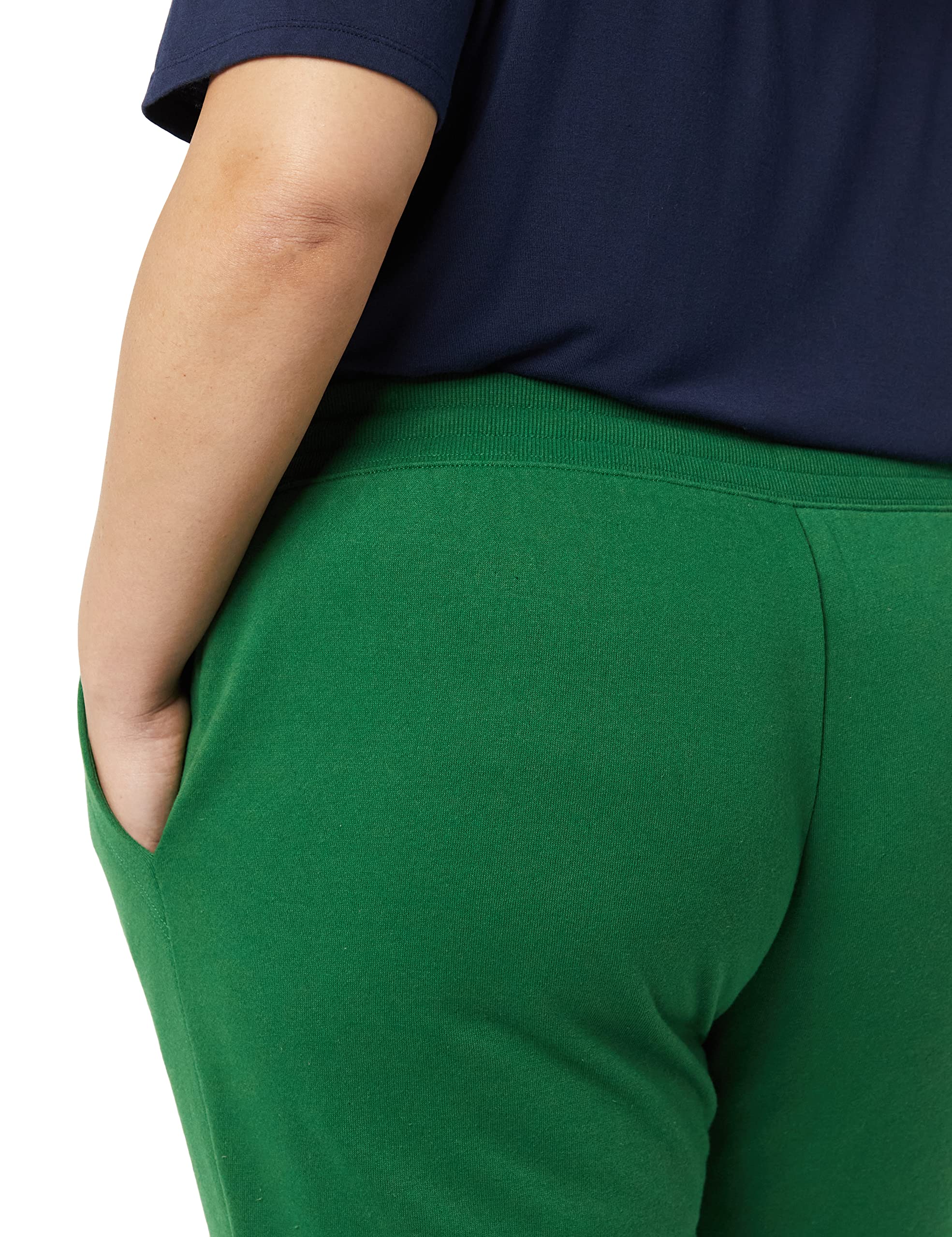 Amazon Essentials Pantaloni da Jogging in Pile con Risvolto (Disponibili in Taglie Forti) Donna