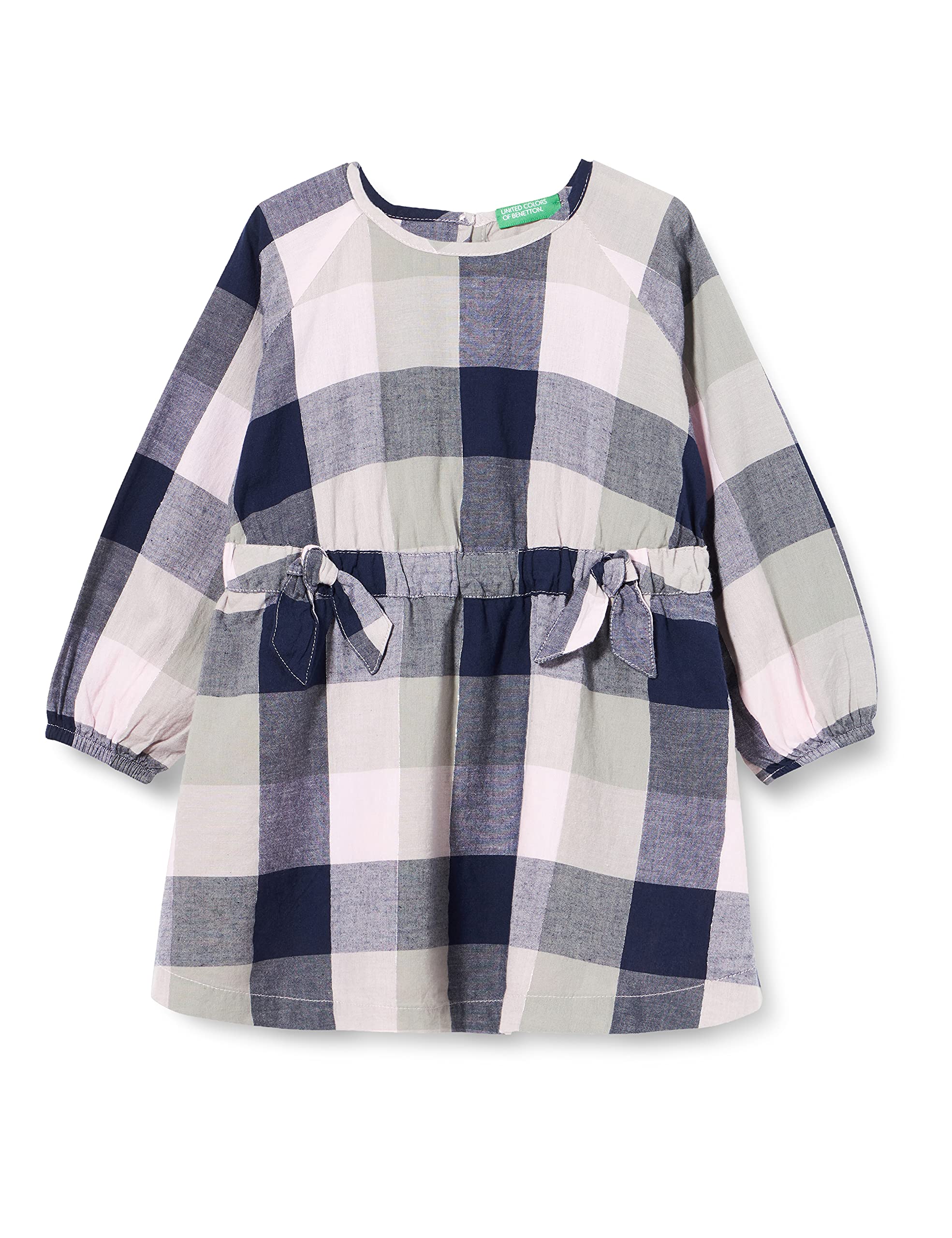 Vestido de niña Benetton fresco para campamentos de verano y paseos familiares 6