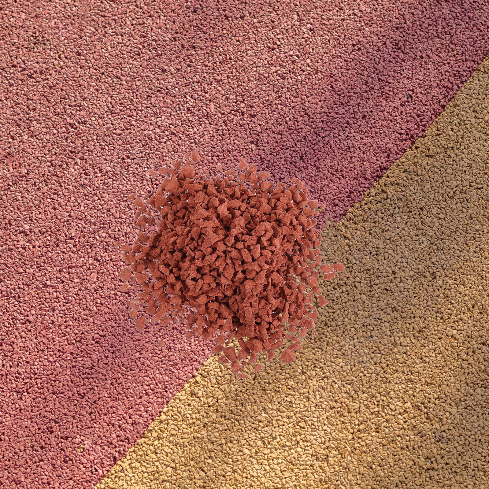 Gummi Laufbahn Reparaturmaterial 1kg für Stadion Laufbahn mit Schneller Aushärtung und Rissreparatur für Sportplätze und Spielplatz Zubehör Outdoor