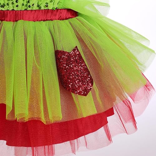 Miniatura 5 de IBTOM CASTLE Disfraz de Halloween para bebé niña, disfraz de perro dálmata, vaca, invierno, volantes, tutú para cosplay, disfraz de fiesta