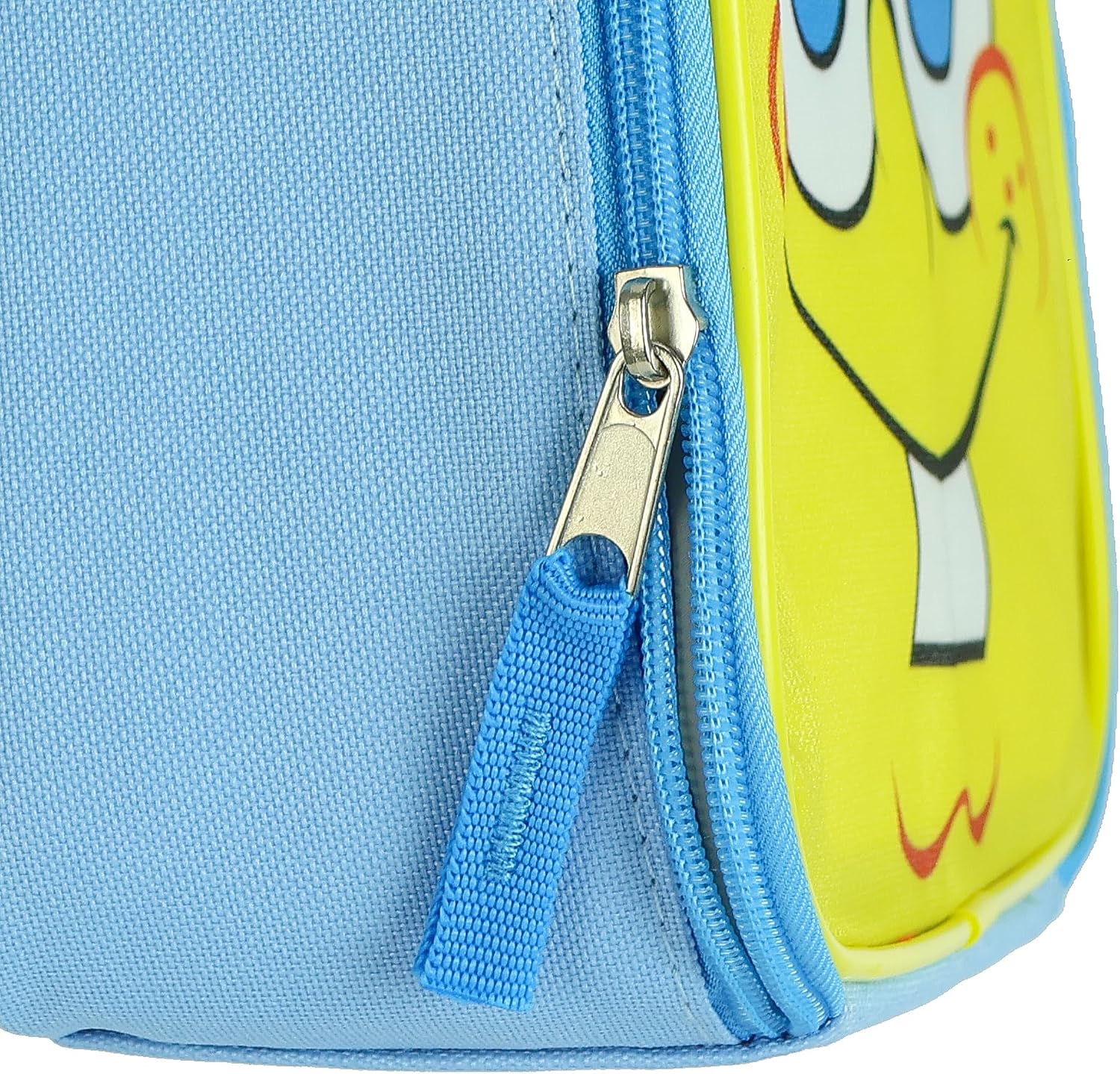 Bioworld Nickelodeon SpongeBob SquarePants Large Face Lunch Box Insulated Full Zip Tote Bag 10"