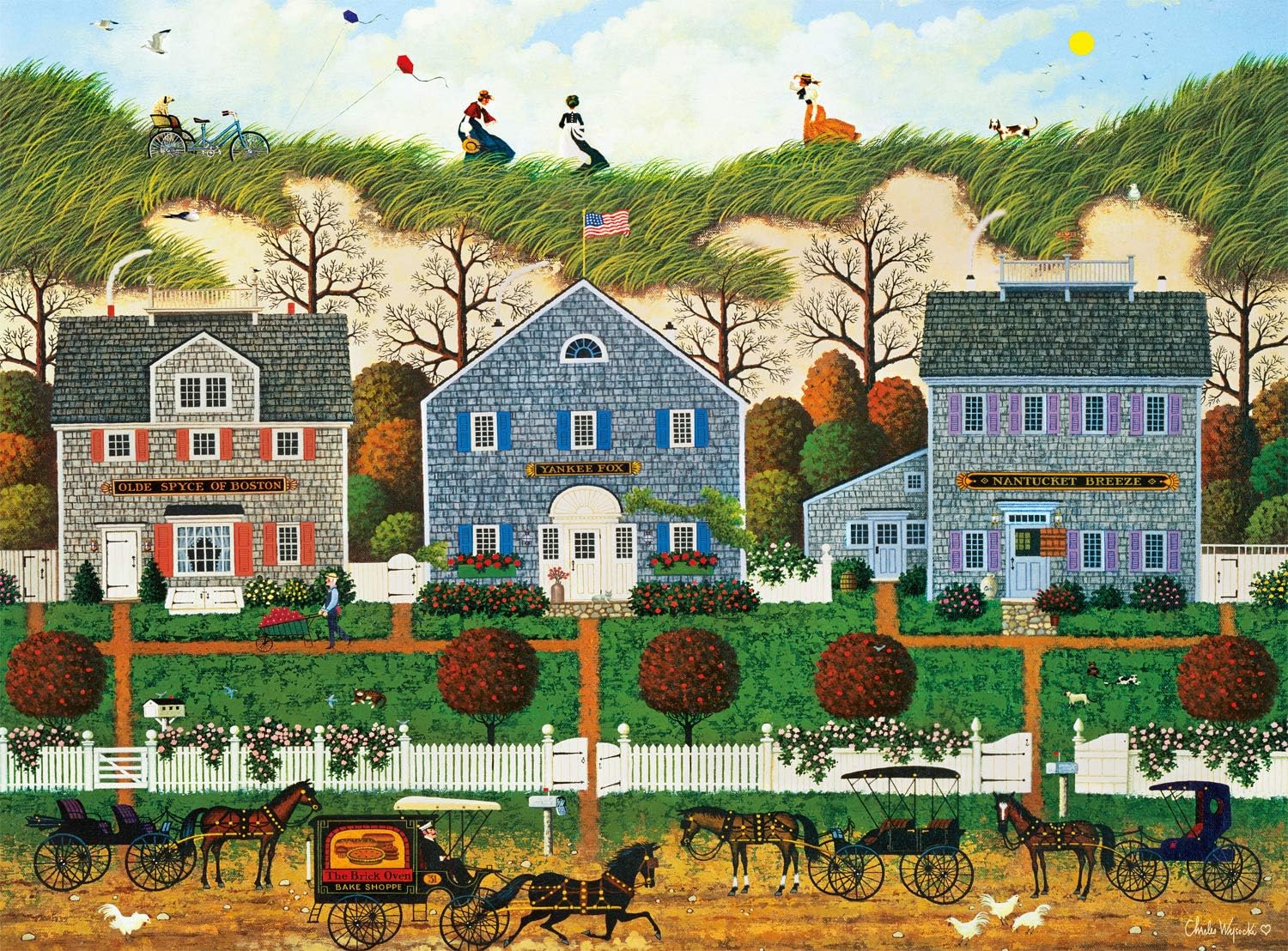 Buffalo GamesCharles Wysocki - Nantucket Winds - 1000 Piece Jigsaw Puzzle
