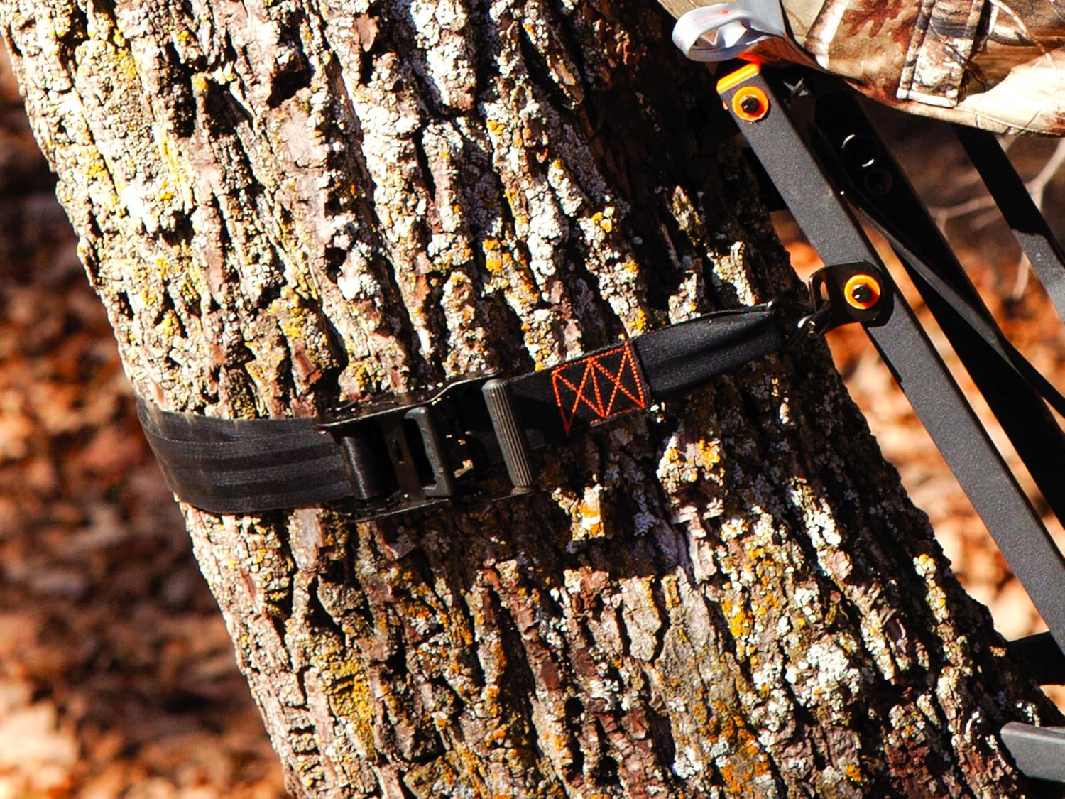 Muddy Treestands Heavy Duty Ratchet Strap, 6-Feet, Black : Ratchet Tie Downs : Sports & Outdoors