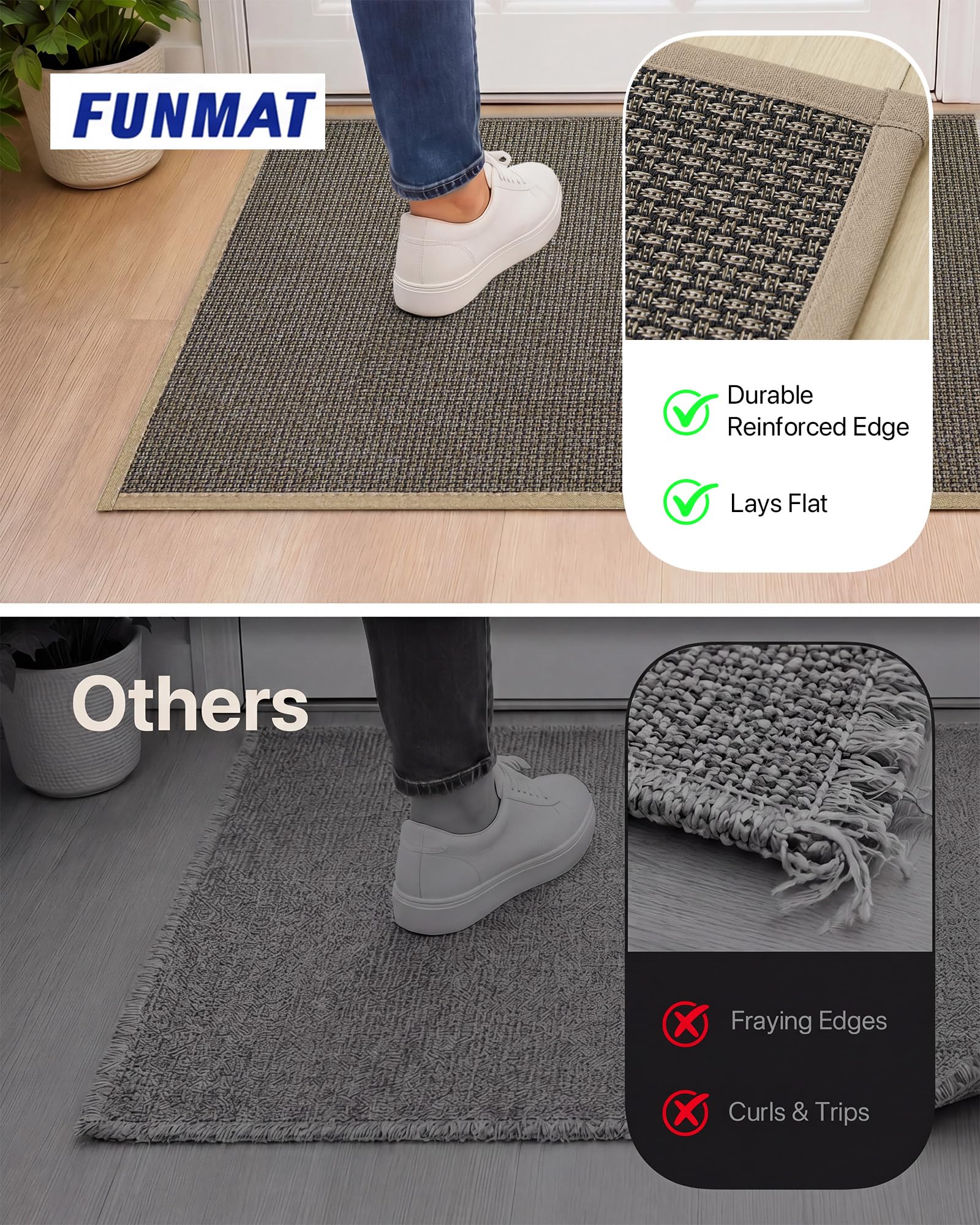Ultra Thin Door Mat - Keep Entryways Clean -6 Ultra Thin Door Mat - Keep Entryways Clean -6