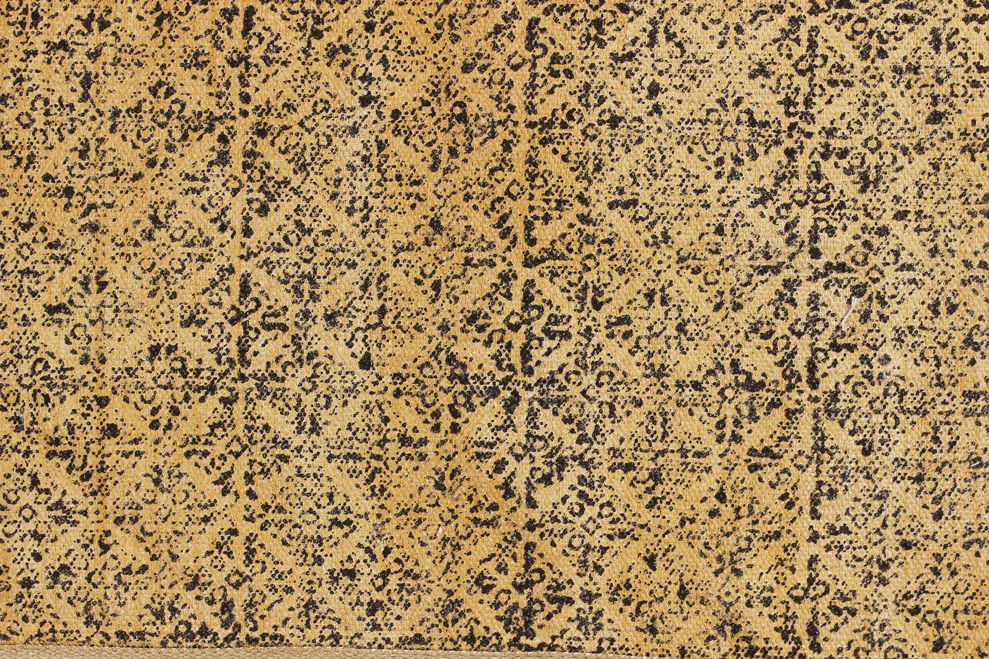 Baumwolle Dhurrie Boho Kelim Handgefertigter Teppich Handblockdruck Teppiche Flachgewebe Überwurf Teppich Indoor Esszimmer Dekor Teppich Boho Kelim 120 x 450 cm (4 x 15 Fuß Läufer)