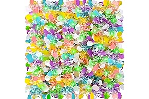 ANVAVO Easter Tinsel Garland with LED Lights