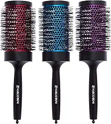 Marco Boni Escova Profissional Thermal Metallic Vazada 74Mm 7812T Cores Sortidas