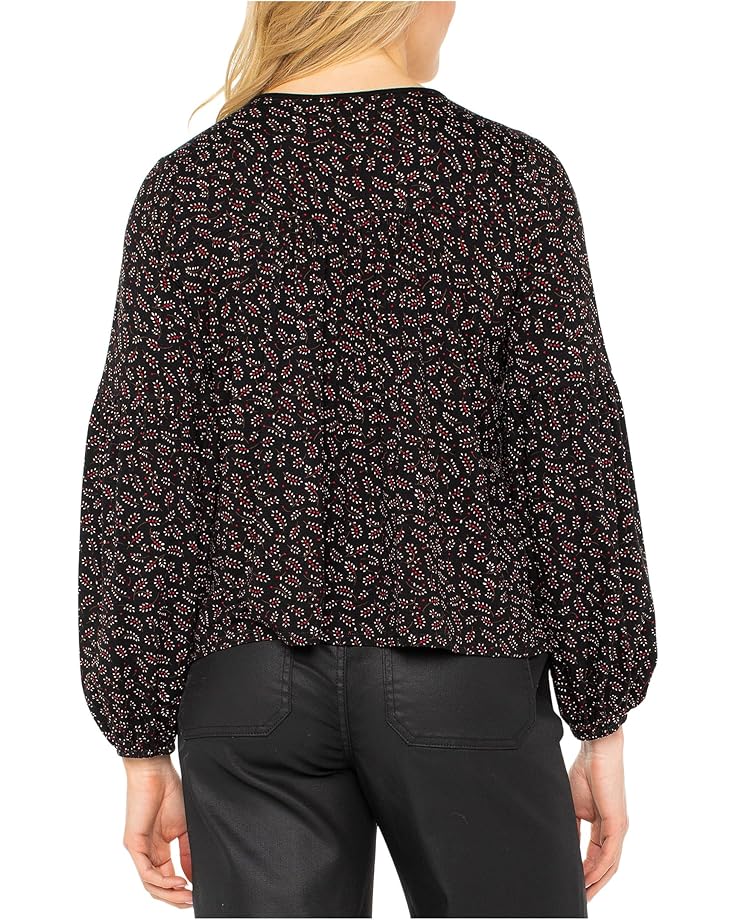 Liverpool Los Angeles Long Sleeve Button Front Knit Top - #2 of 3