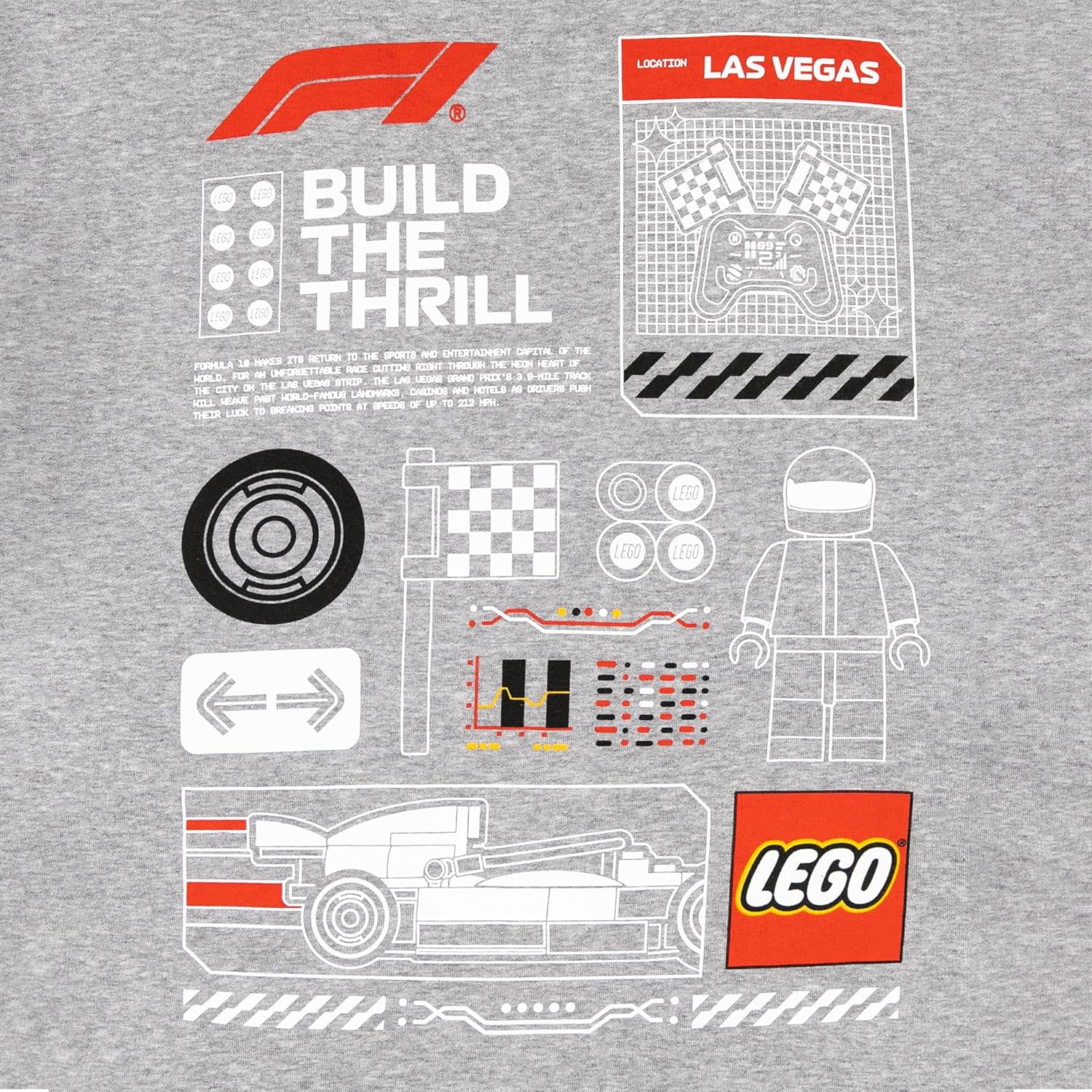 LEGO x F1 Men's Build Crew Sweatshirt