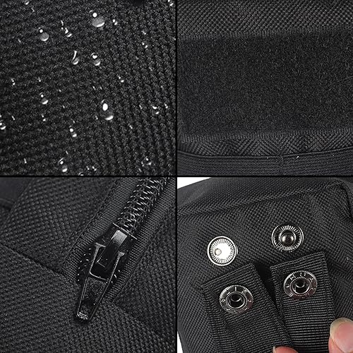 Miniatura 6 de Bolso táctico militar al aire libre EDC Molle bolsa cremallera paquete de cintura bolsa cinturón bolsa teléfono caso para acampar senderismo