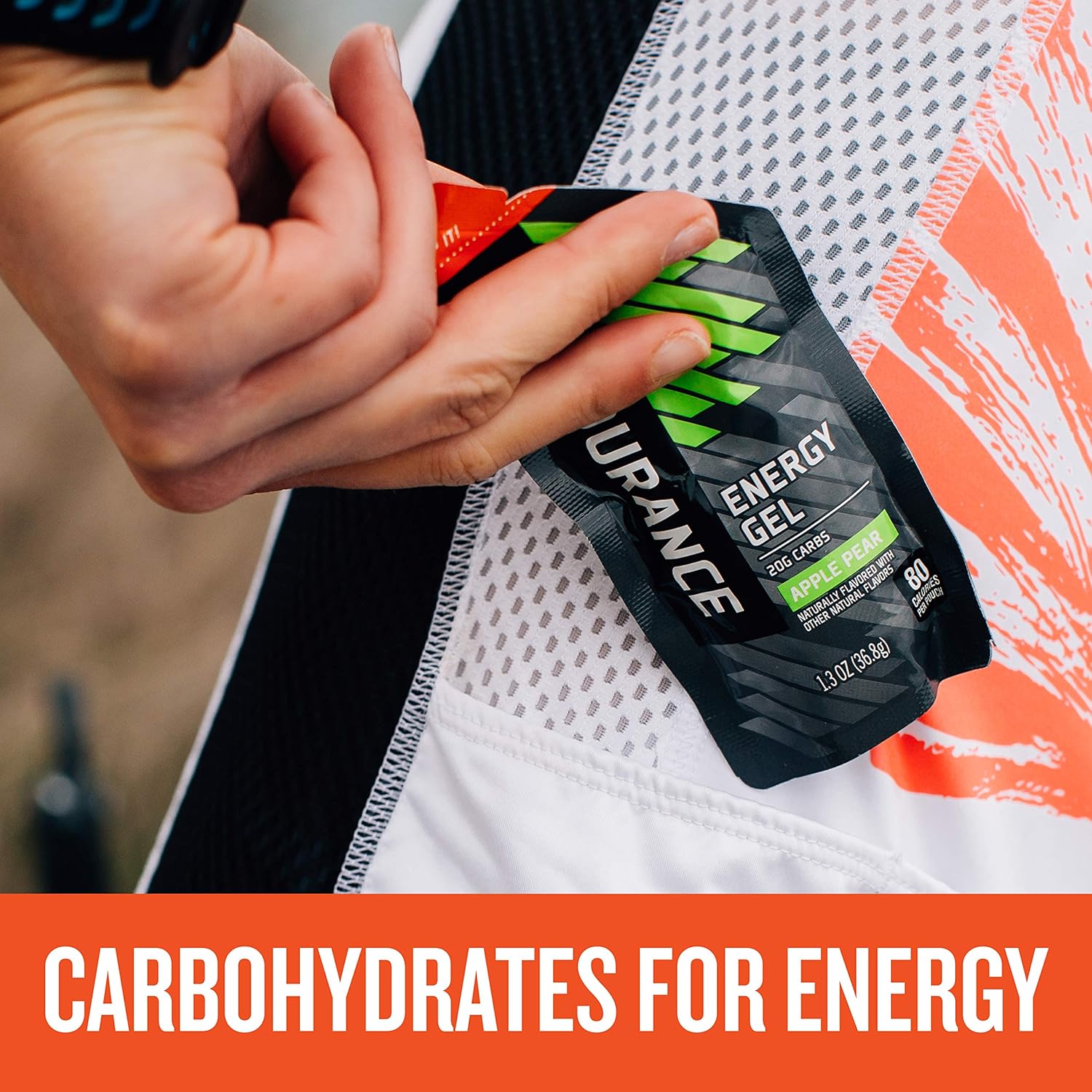 Gatorade Endurance Energy Gel, Apple Pear, 21 Pack, 1.3 oz Pouches : Everything Else