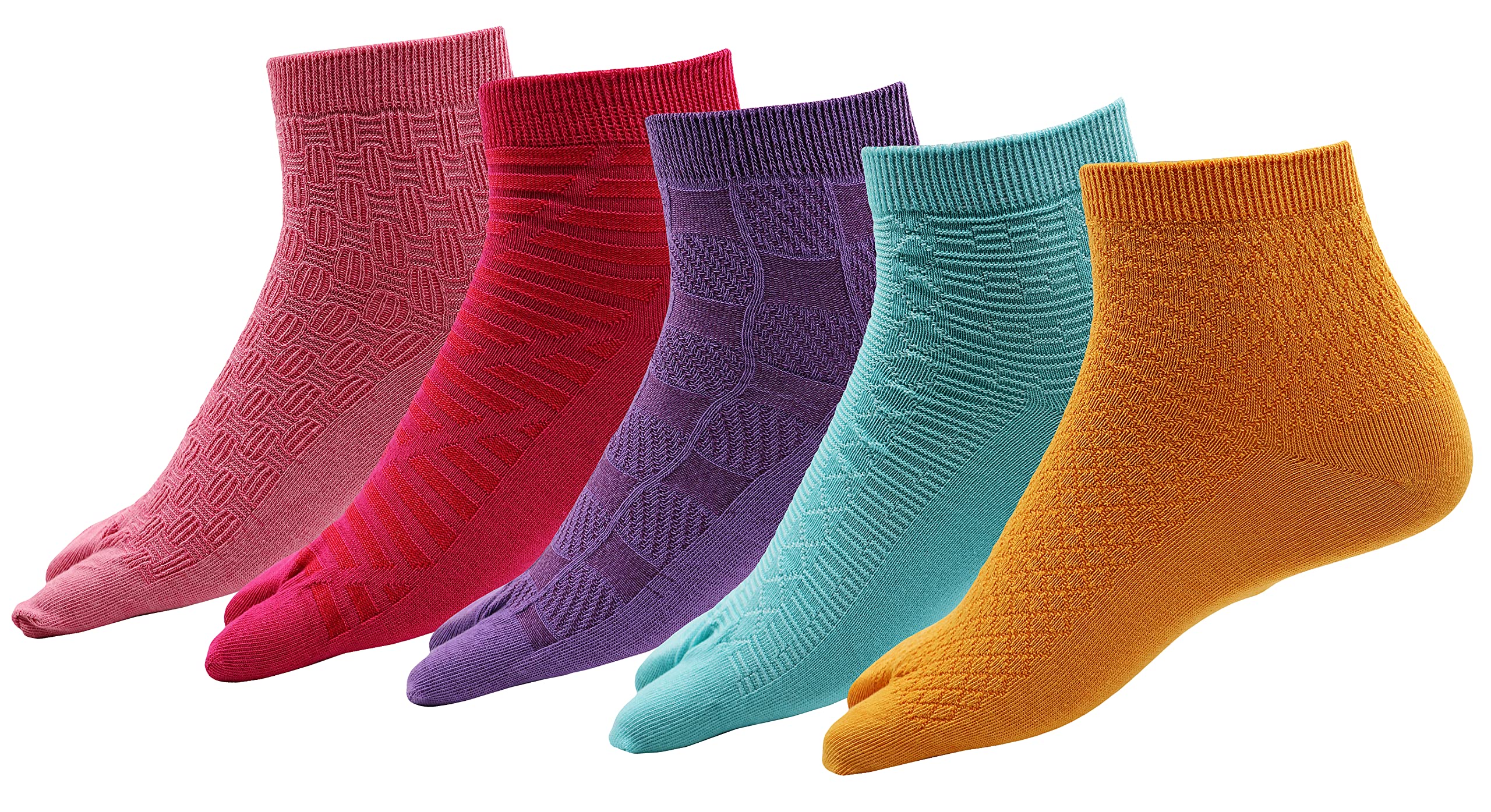 rc. royal class Women's Ankle Length Self Design Pure Cotton Multicolored Socks(Pack of 5 Pairs)-picture-48