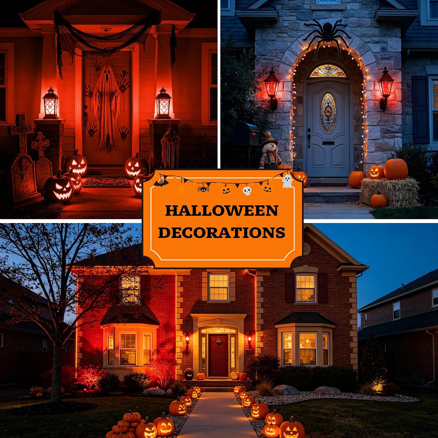 hyrion Red LED Flame Light Bulbs Halloween, Flickering Fire Lights