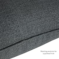 Vista 162 de Greendale Home Fashions 2-Piece Outdoor Deep Seat Cushion Set, Steel Blue Stripe