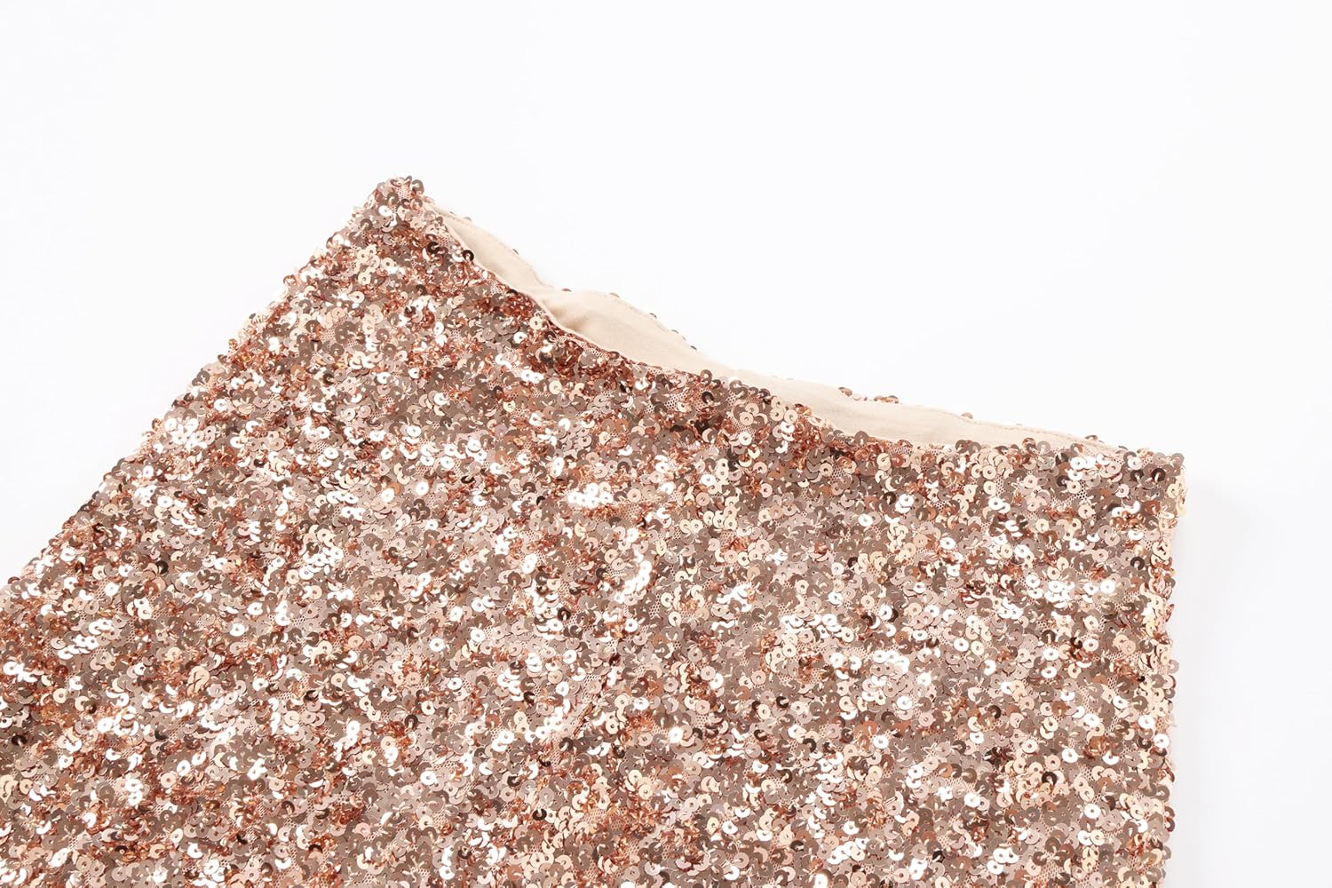 OThread & Co. Women's Sparkly Sequin Shorts Stretchy Night Out Party Shorts - Image 5