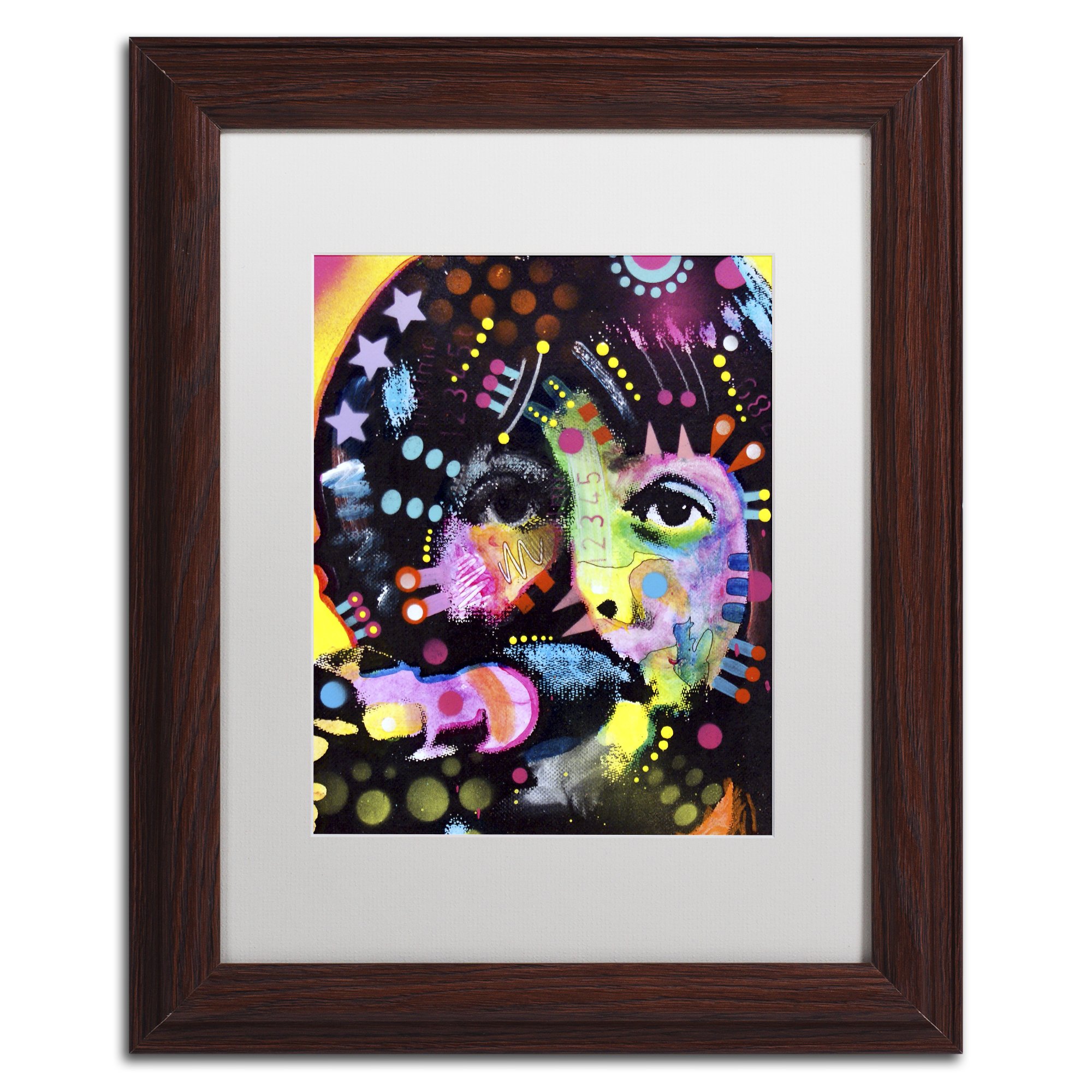 Paul McCartney by Dean Russo, White Matte, Wood Frame 11x14-Inch