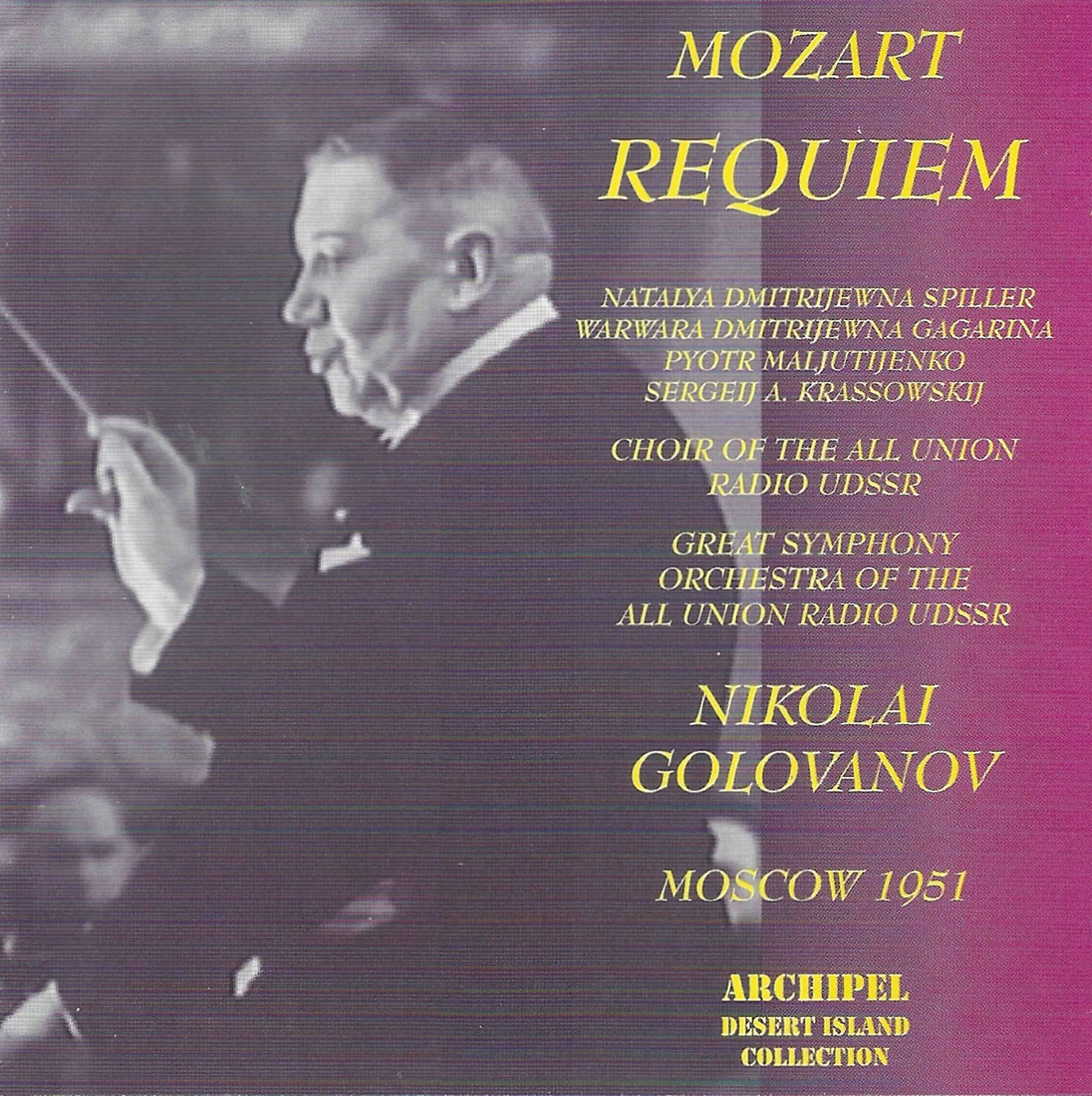 REQUIEM IN D MINOR GOLOVANOV/DMITR 10/03