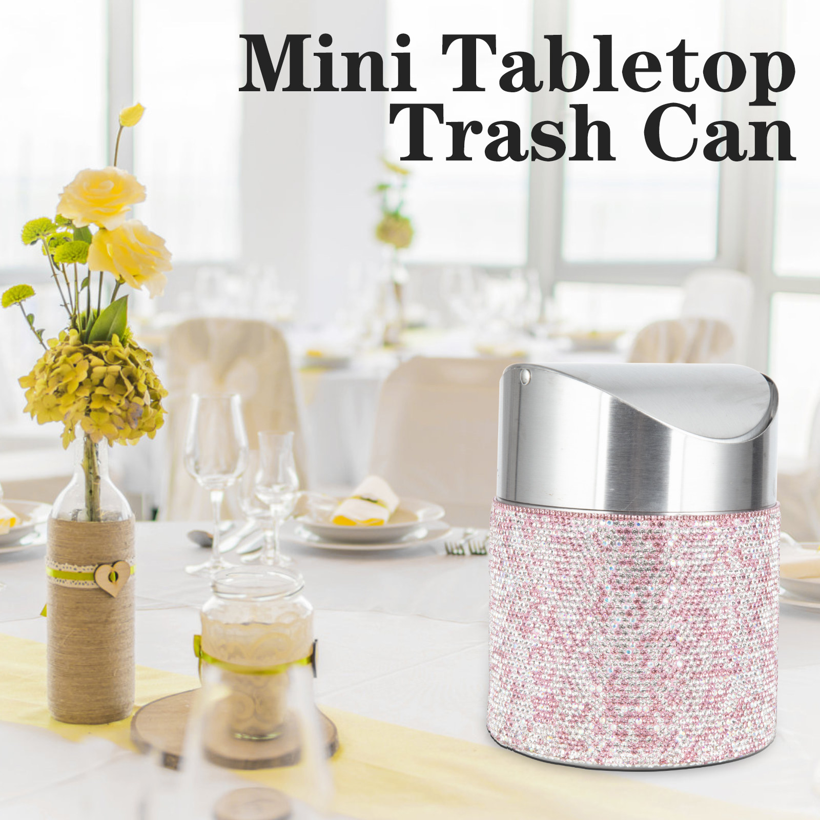 Ready Stock  Universal Car Trash Can Garbage Flip Lid Dust Bin Organizer Auto Accessories Tong Sampah Kereta I.480920032