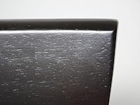 Vista 6 de Mesa rectangular clásica de madera maciza moderna en acabado negro espresso