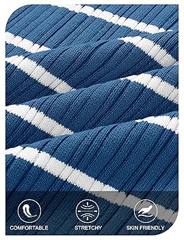 MEROKEETY Women's 2025 Sleeveless Summer Tank Dress Striped
