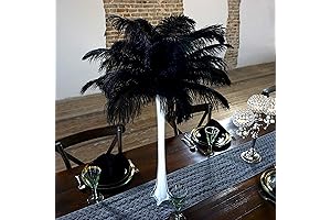 ZUCKER Eiffel Tower Vase: Feather Centerpiece Decoration for Unforgettable Occasions