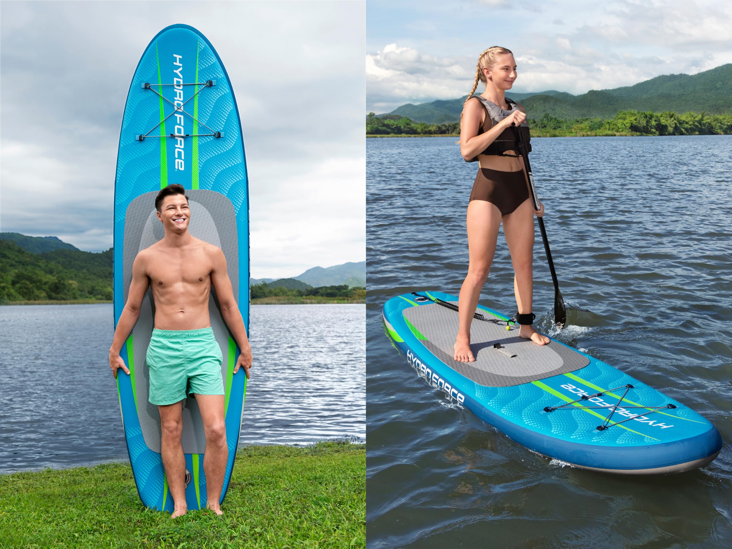 Bestway 6532A Set da SUP Hydro Force Aqua Journey 2,74 m, azzurro