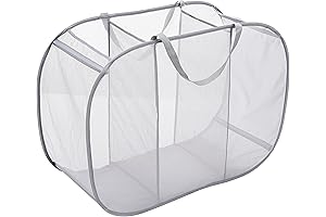 Whitmor Pop & Fold Laundry Sorter - Paloma Gray