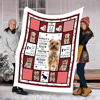 I Love My Pet, Premium Quality Fleece Blanket for Your Pets, who are a Part of Your Family, Dog, Cat, Rabbit etc. Supersoft Warm Blanket with Beautiful Prints and Quotes