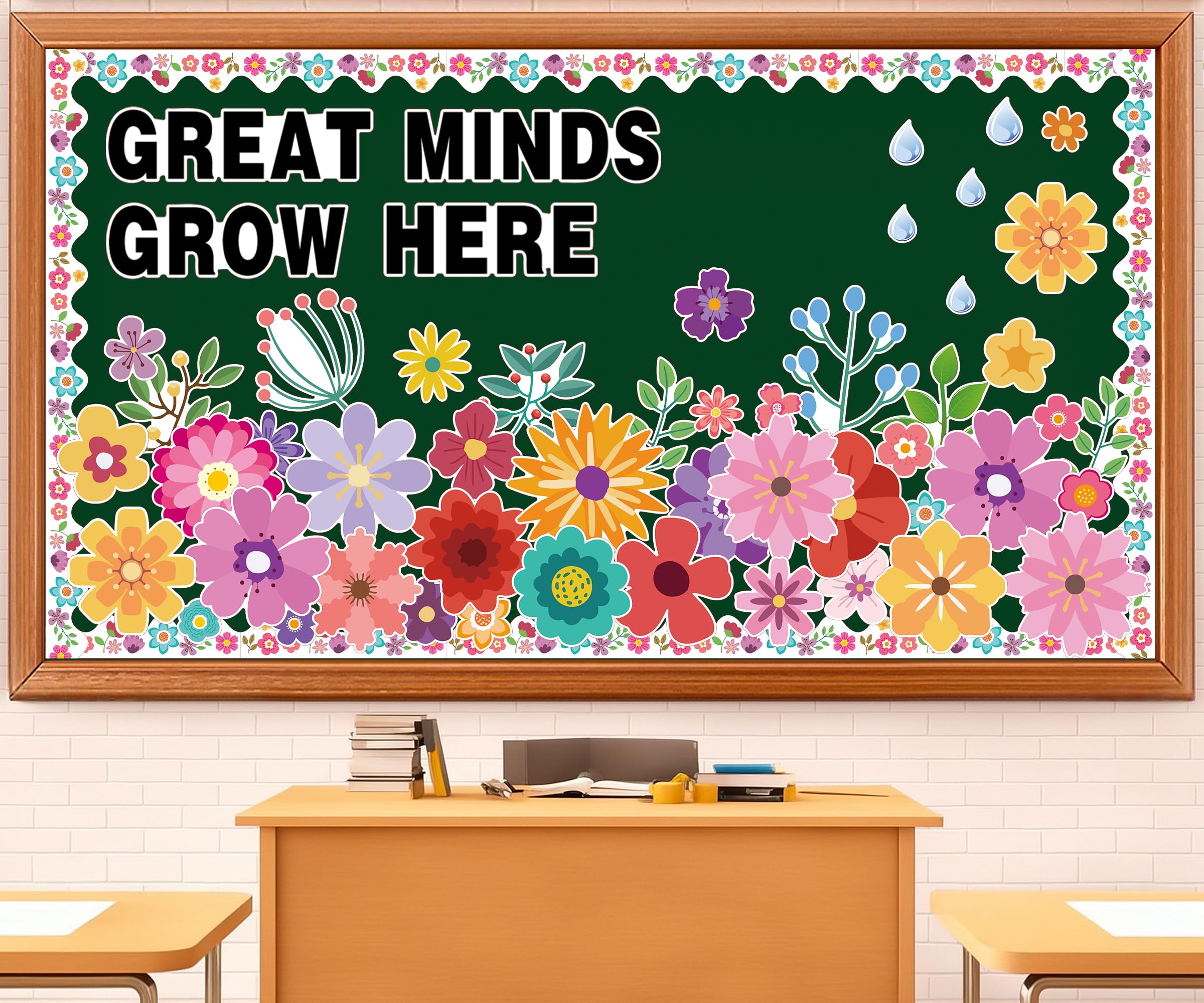 Décoration de salle de classe florale pour une rentrée scolaire inspirante