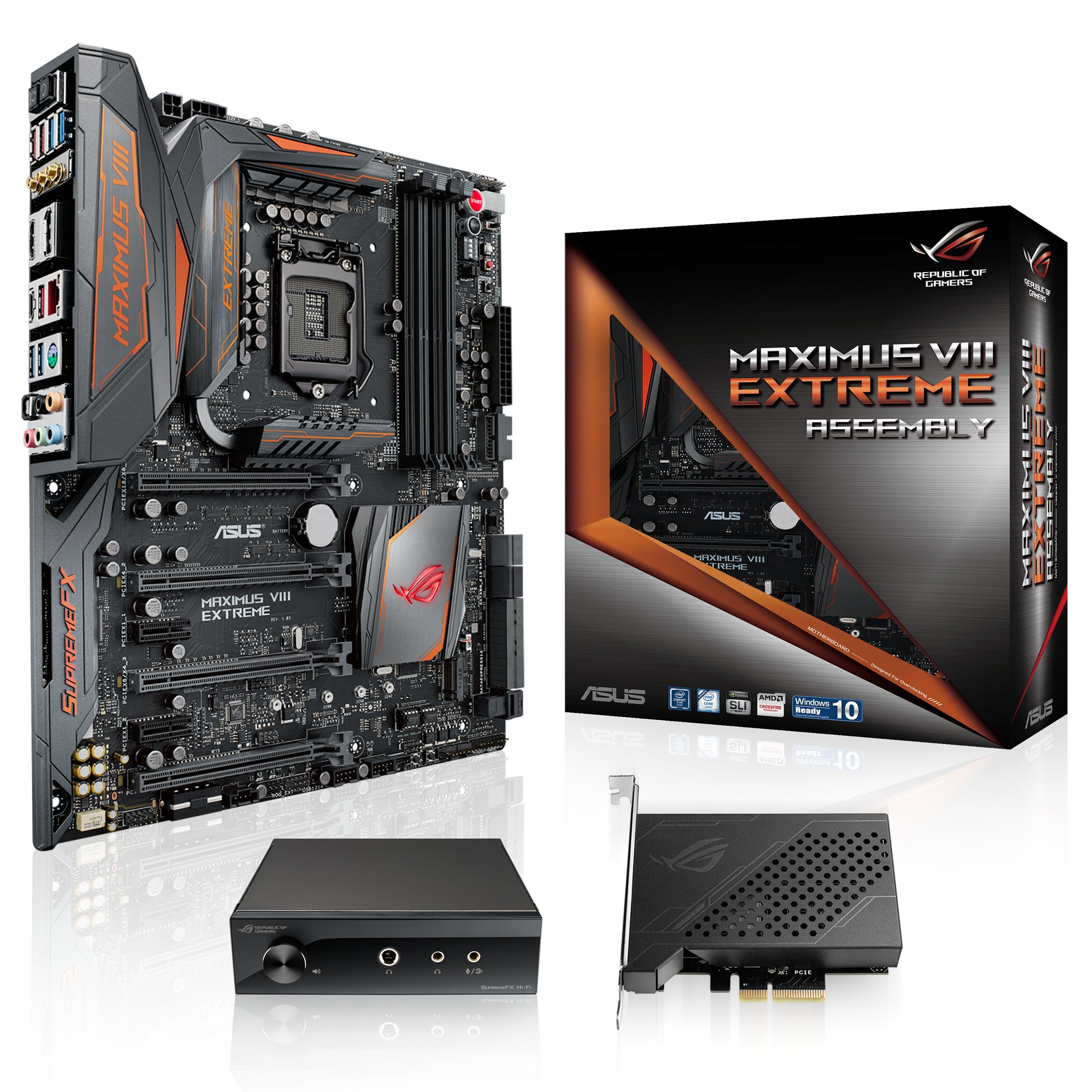 Panneau De Protection / Shield Pour Carte Mère Asus Maximus VIII Extreme, Neuf Ouvert