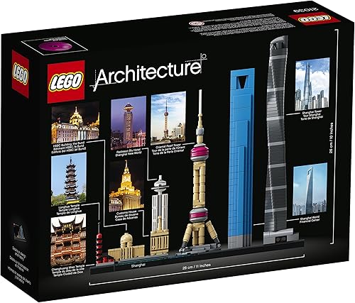 Miniatura 6 de Kit para construir LEGO Architecture de Shanghái 21039, 597 piezas