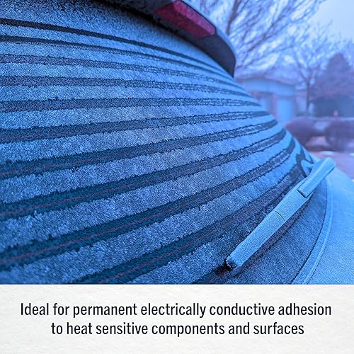 Miniatura 2 de MG Chemicals Adhesivo epoxi conductor plateado 8331D, alta conductividad, tiempo de trabajo de 20 minutos, 2 partes, kit de 0.49 oz