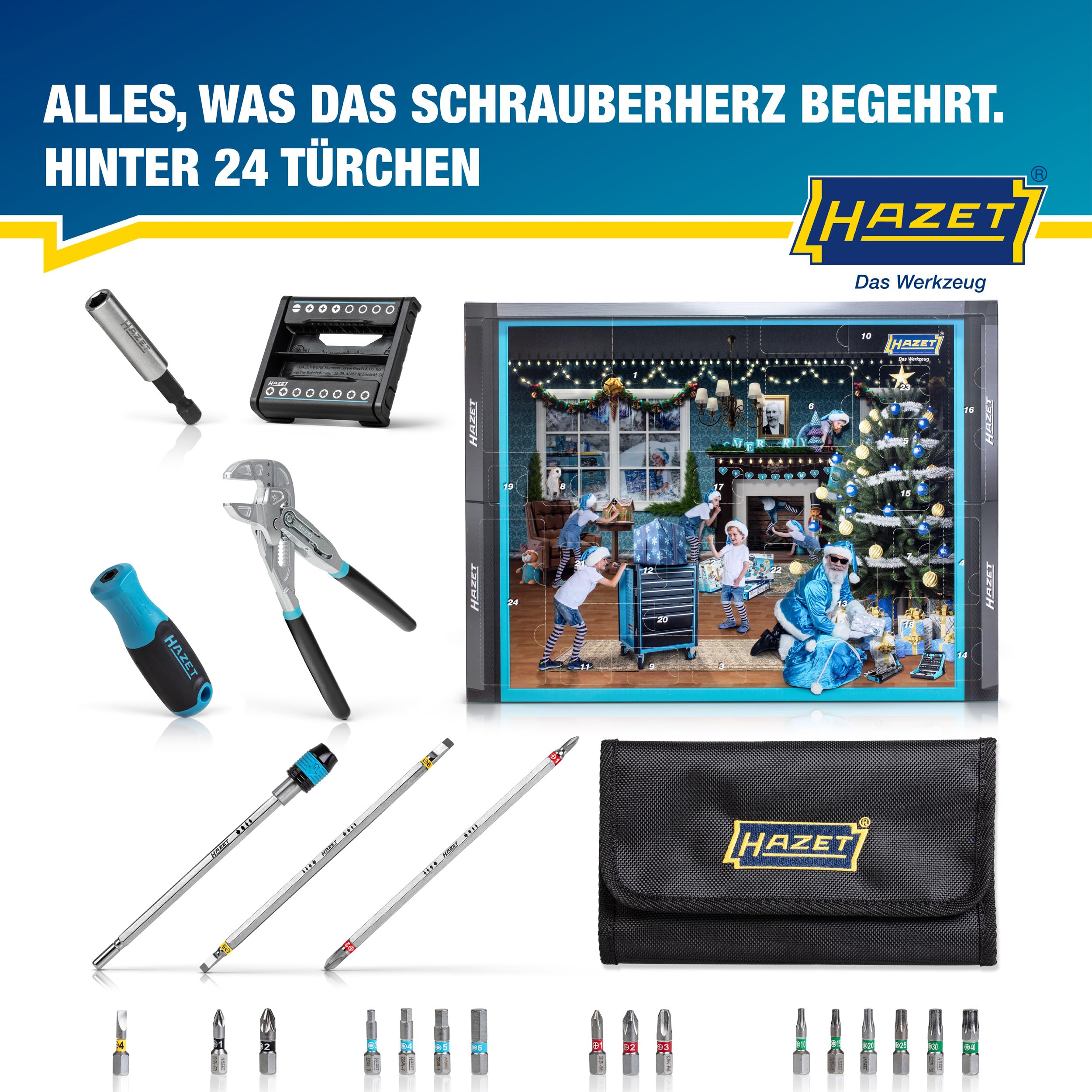 Amazon.co.jp: HAZET(アゼット) アドベントカレンダー 2024年