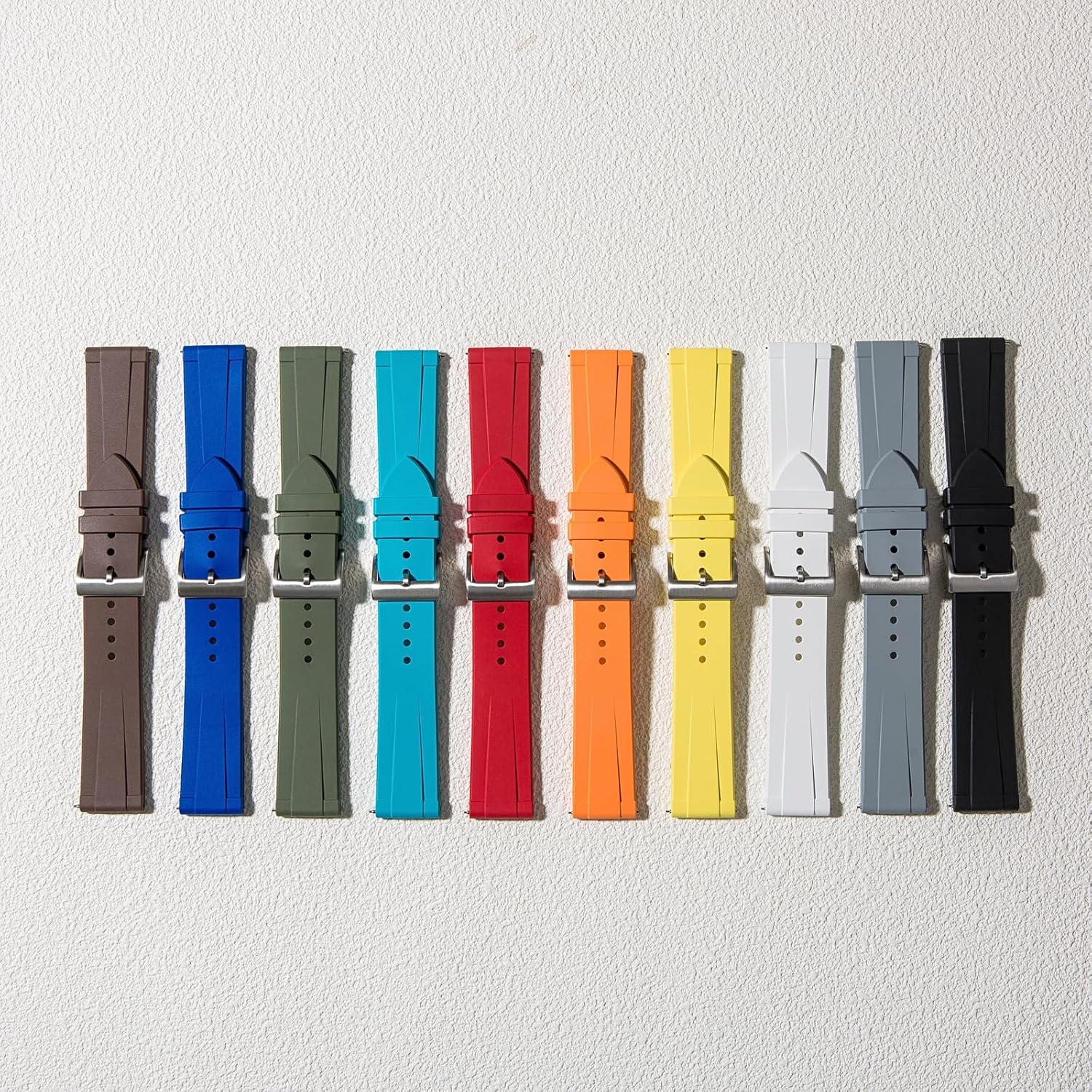 Zac Premium FKM Rubber Watch Band - Quick-Release Vulcanised Fluoro Rubber Watch Straps -20mm-22mm- Compatible with Tudor, Omega, Rolex, Smart Watches- Replacement Watch Bands for Men & Women (22mm, Royal Blue) - Image 7