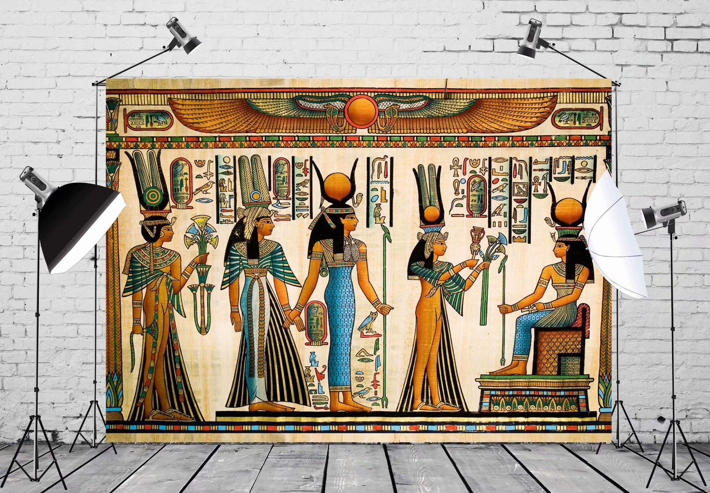 Buy BELECO 7x5ft Polyester Fabric Gods of Egypt Egyptian Backdrop Queen